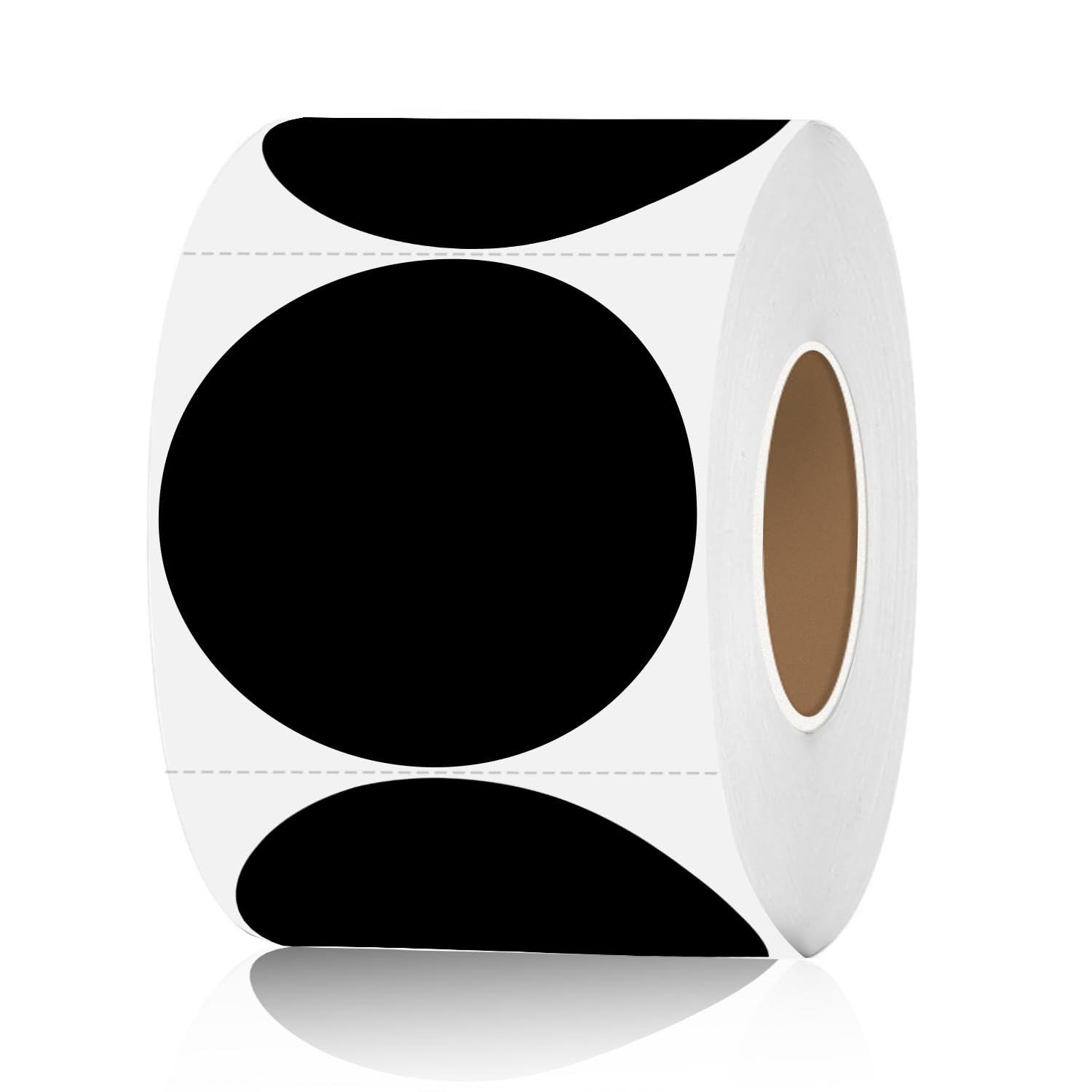 Photo 1 of STARLIBOO Black Stickers, Dot Stickers 2 Inch, Black Circle Sticker, 350pcs Garage Sale Price Sticker, Round Dot Labels for Office, Classroom