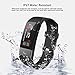 WiMiUS Fitness Tracker Color Screen, Smart Watch with Heart Rate Monitor, IP67 Waterproof Activity Tracker with Calorie Counter Pedometer Blood Pressure Sleep Monitor for Kids Men Women (Black)