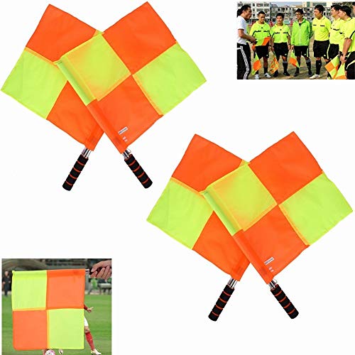 Nikou Referee Flag - Football Referee Flags Linesman Flag with Storage Bag for Sports Match Soccer Football Hockey Training, 2PCS - Thumbnail 7
