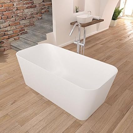 Stano Baignoire Ilot Design En Solid Surface Rectangulaire Rust 150 Cm Amazon Fr Cuisine Maison