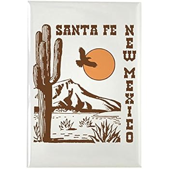 CafePress Santa Fe New Mexico Rectangle Magnet, 2