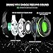 BlueFire Stereo Gaming Headset for Playstation 4 PS4 Over-Ear Headphones with Mic and LED Lights for Xbox One, PC, Laptop(Green)thumb 3