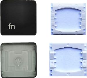 Replacement Individual Fn Key Cap and Hinges are Applicable for MacBook Pro A1706 A1707 A1708 Keyboard to Replace The Fn Key Cap and Hinge