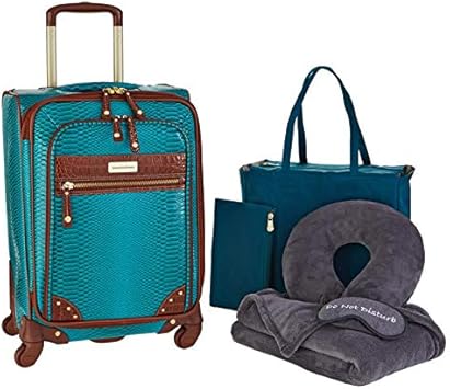 peacock luggage set