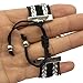 Infinity Love Walking Dead Bracelet -Arrow and Bow Charm-Black with Silver