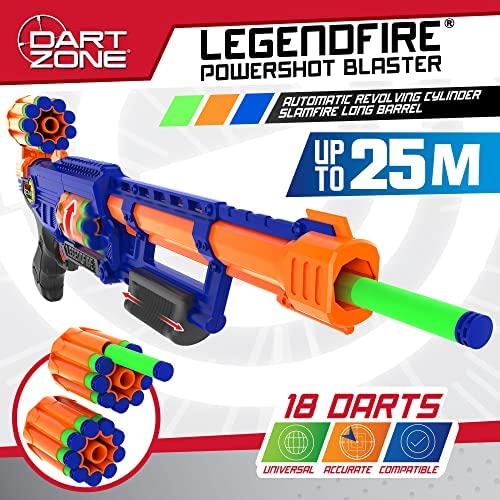 DART ZONE Legendfire Powershot Blaster Pricepulse
