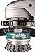 Makita 1 Piece - Banded Knotted Wire Cup Brush For Grinders - Ultra Heavy-Duty Conditioning For Metal - 2.5