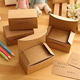 Schoolsupply 100 pcs Postcard small card paper kraft paper Postcard word card card blank pad of paper jam message