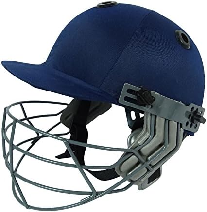 Lalit Navy Blue Cricket Adjustable Helmet Head Protection Equipments-Size Available