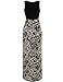 Aphratti Women's Boho Summer Maxi Dress Plus Size Crew Neck Sleeveless Casual Long Sun Dress X-Large Black/Coffee Print