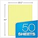 TOPS Quadrille Pad, Gum-Top, 8-1/2 x 11 Inches, Quad Rule (4 x 4), Canary Paper, 50 Sheets per Pad, 12 Pads per Pack (3313)