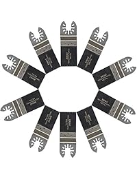 xxgo 10 pcs 1 3 8 inch Bi Metal Multi Herramienta oscilante corte Hojas de sierra universal para metal