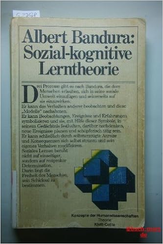Albert Bandura Sozial Kognitive Lerntheorie Konzepte Der Humanwissenschaften Amazon De Bucher