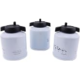 JZGRDN 3PCS 6667352 6647773 FS19581 BF1257 Fuel Filter Compatible with Bobcat Loader T110, T140, T180, T190, T200, T250, T300, T320, T550, T590, T630, T650, T750, T770, T870