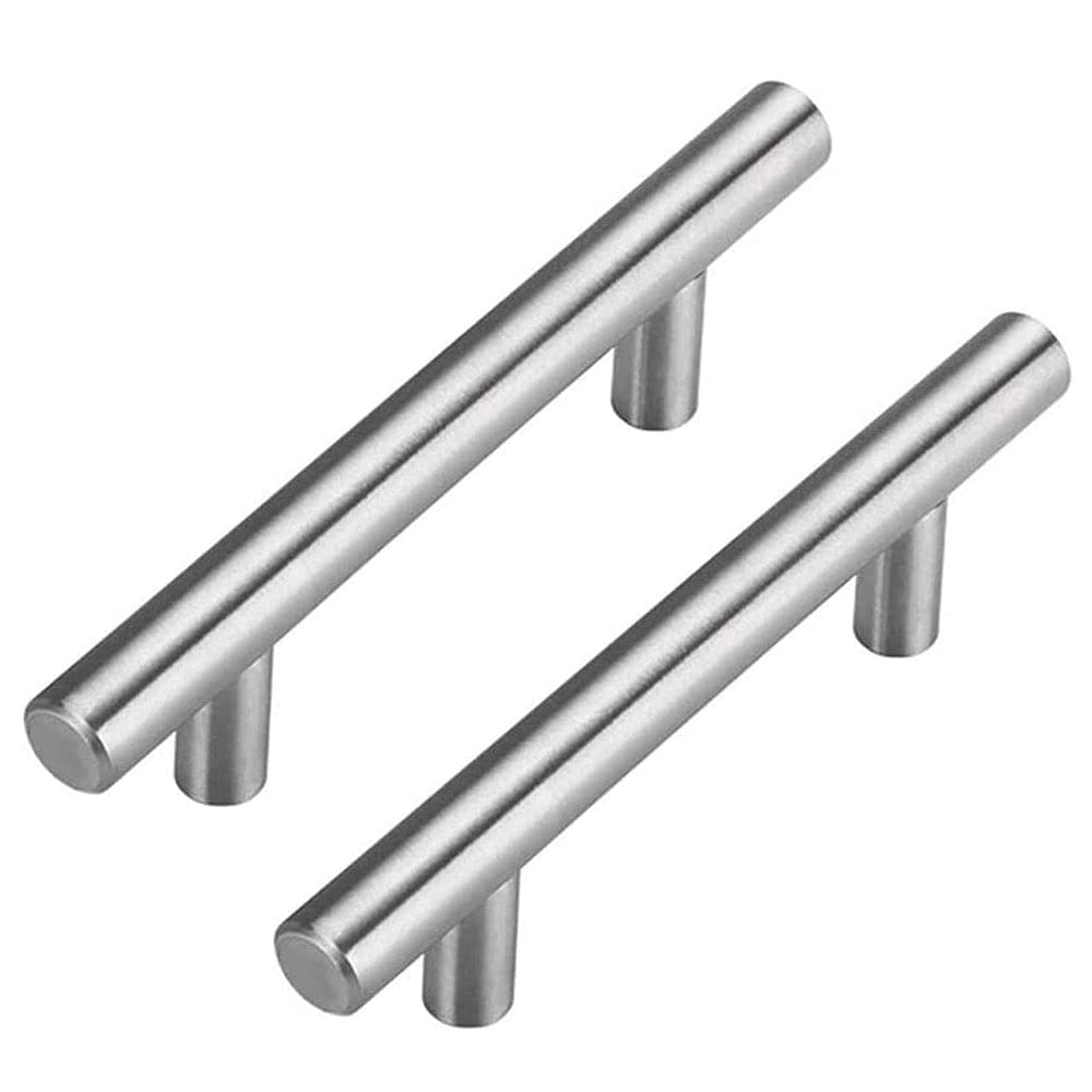 Pack of 30 kitchen cupboard/cabinet pull LS201BSS T Handle in Hollow Stainless Steel Furniture Handle Railing (Screws Included)