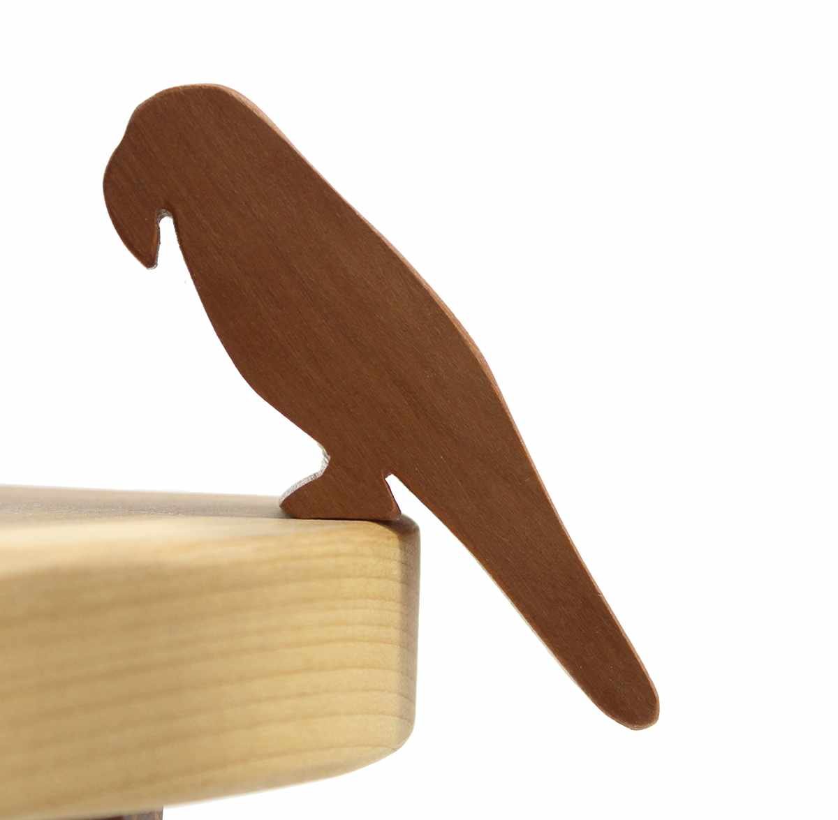 Wood Bird Toy Parrot Handmade