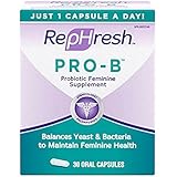 RepHresh Pro-B Probiotic Feminine Supplement, 30 Count