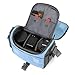 BAGSMART Digital SLR/DSLR Compact Camera Shoulder Bag, Travel SLR Gadget Bag, Light Blue