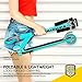 Swagtron K1 Two-Wheel Kick Scooter for Kids & Teens, Adjustable for 40