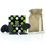 Zazza Cheese Markers Set Made of Natural Slate -5 Cheese Labels Perfect for Charcuterie Boards 2 Soapstone Chalks with Bag and Designer Gift Box
