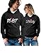Beast Beauty Matching Couple Hoodies - Pullover Sweatshirts - His and Hers Outfits