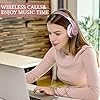 Bluetooth-HeadphonesTuinyo-Wireless-Headphones-Over-Ear-with-Microphone-Foldable-Lightweight-Stereo-Wireless-Headset-for-Travel-Work-TV-PC-Cellphone-Rose-Gold TUINYO Bluetooth Headphones, Wireless Headphones Over Ear with Microphone, Foldable & Lightweight Stereo Wireless…