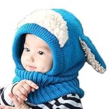 Sannysis Baby Kids Girls Boys Winter Warm Woolen Scarf Caps Hats