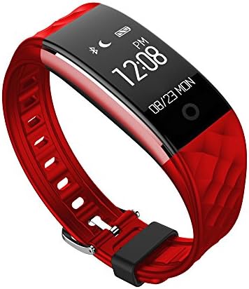 Opmnla Waterproof Bluetooth Smart Watch Phone Mate For Android IOS iPhone Samsung LG (red)