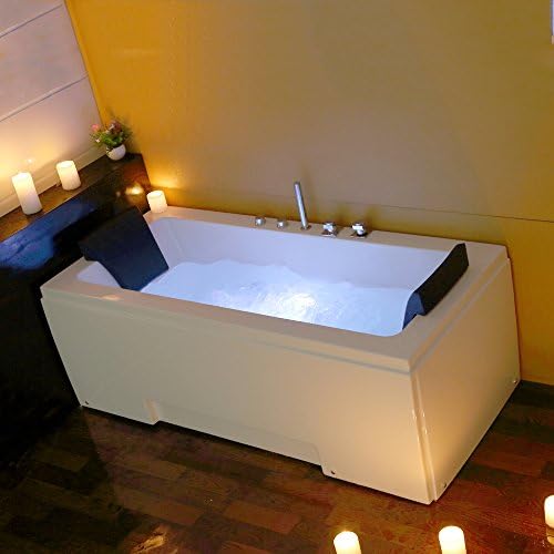 VIRPOL 1700MM Whirlpool Shower Bath Double End Jacuzzis Massage Corner Bathtub 5170M