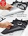 Collections Etc Stovetop Burner Protectors - Set of 4 SILVER