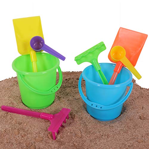 Narwhal Novelties Sandbox Toys (24-Pack) Beach Toys, Sand Toys for Kids