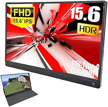 Amazon 15 6インチ ポータブルモニタ ポータブルディスプレイ フルhd Ips Minihdmi Usb Type C Usb C スピーカー内蔵 ポータブルモニター サブモニタ デュアルモニタ モバイルディスプレイ ミラーリング ノートパソコン Switch Ps4 Firetv Chromecast 在宅勤務 自宅
