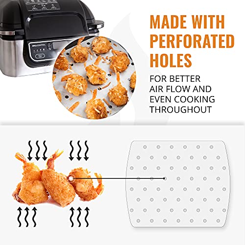 Air Fryer Parchment Paper For Ninja Foodi Grill 5in1 AG301, 4qt Ninja