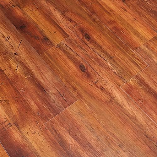 Feather Weight Smoked Hickory 4mm Thick Vinyl Plank Flooring 6