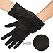 GLOUE Women's Touch Screen Gloves Texting Suede Leather Warm Winter Feast Gloves Driving riding outdoor and indoor fashion gloves (Black)
