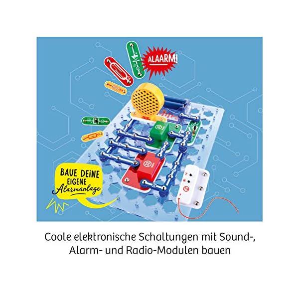 KOSMOS Easy Elektro – Big Fun Experimentierkasten – 100+ Experimente Zu Stromkreisen, Radio & Alarmanlage Bauen, Für Kinder 8-12 Jahre