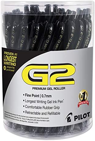 G2 プレミアム格納式ゲルインクペン 詰め替え可能 ブラックインク 0 7mm 36本パック