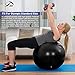 JBM Exercise Yoga Ball with Air Pump - Support up to 200 lbs