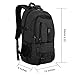 KAKA Large Laptop Backpack, Anti Theft Water Resistant Travel Backpack for Women & Men Fits 17 Inch Laptop and Notebook, Black Daypack for Outdoor Camping