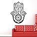 BIBITIME Wall Decal Vinyl Sticker Decals Hamsa Hand Eye Indian Yoga Buddha Menhdi Ganesh Fatima Namaste