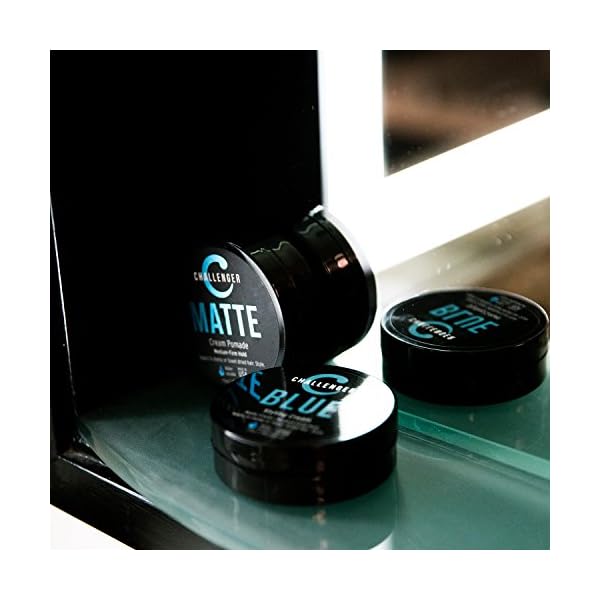 Matte Cream Pomade Challenger 1 5oz Medium Firm Hold Water