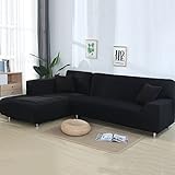 cjc Sofa Covers for L Shape, 2PCS Polyester Fabric