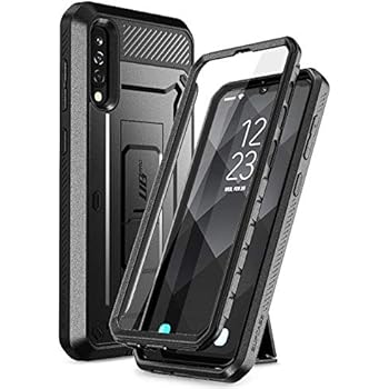 SupCase Unicorn Beetle Pro Series Phone Case for Samsung Galaxy A50/A30s, Built-in SP, Full-Body Rugged Holster Case for Galaxy A50 2019 Release (Black)