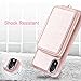 iPhone XR Wallet Case, ZVE for iPhone XR Case with Credit Card Holder Slot Shockproof Protective Leather Wallet Zipper Pocket Purse Handbag Wrist Strap Case for Apple iPhone XR 6.1