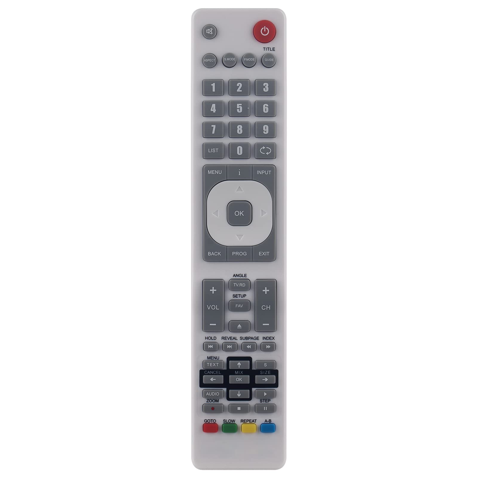 VINABTY RM-C3175 Replacement Remote Control Compatible with JVC LED HD TV LT-40C591 LT-42C571 LT-42K560 LT-49K560 LT-55K560 LT-48C570 LT-22C540 LT-40C540 LT-48C540 LT-24C340 LT-32C340 sub RM-C3174
