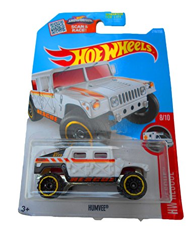 Humvee Hot Wheels 2016 HW Rescue 1:64 Scale Collectible Die Cast Metal Toy Car Model #8/10