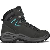 LOWA Women's Renegade EVO GTX Mid Hiking Boot | Women's-Specific Leather Hiking Boot with Waterproof GORE-TEX Lining, Ergonomic Support, and Dependable Vibram Traction