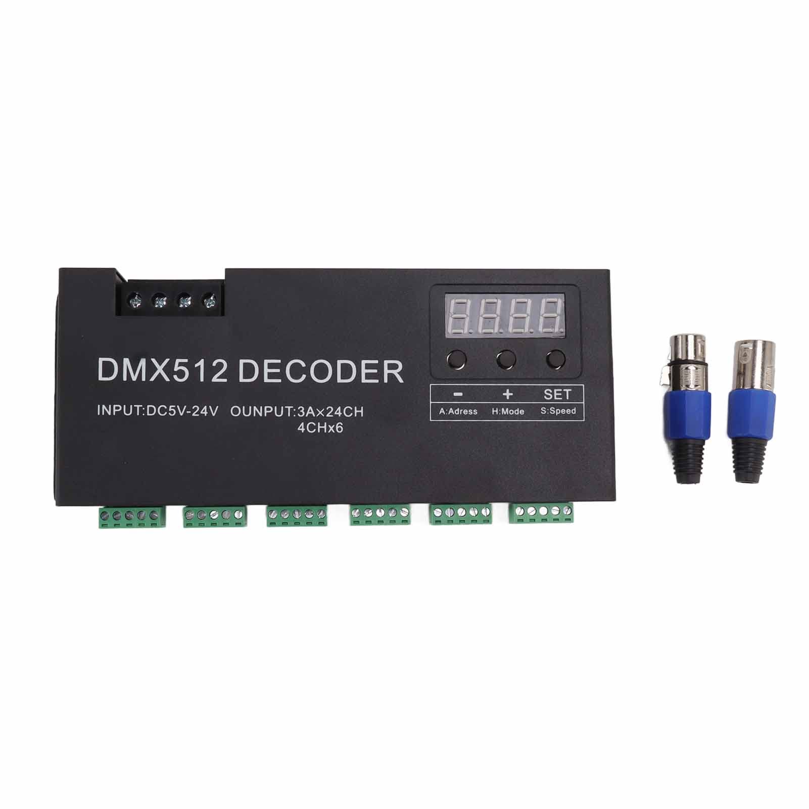 Spacnana Digital Display Decoder 24 Channel Decoder RGBW Dimming Driver