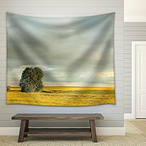 Idyllic Landscape on a Spring Morning in The Southern Polish - Fabric Wall Tapestry Home Decor - 51x60 inches