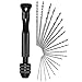 SUMAJU 21 Pcs Twist Drill Bit Set, Micro Hand Drill Bit Set Rotary Tools Precision Pin Vise